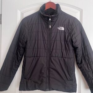 The North Face Kids Reversible Black Jacket. Size M (10)